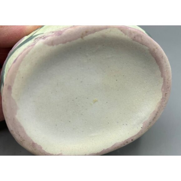 Vtg Floral Porcelain Trinket Box Rose Floral Lid‎ Stash Decorative Oval - Picture 3 of 6